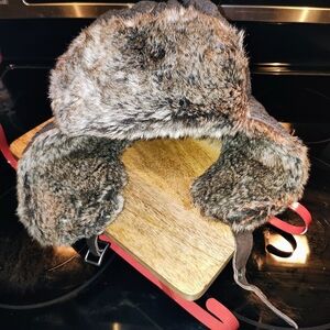 Banana Republic Faux Fur Trapper Hat